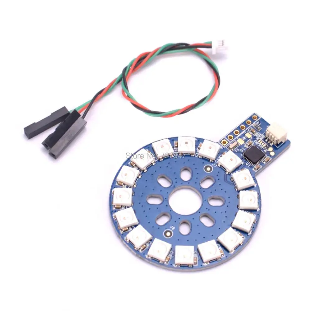 

RGB Round Light LEDS Motor LED WS2812 Module Programmable Ring TFPIXEL CIRCLE for RC FPV Racing Drone Multi Rotor