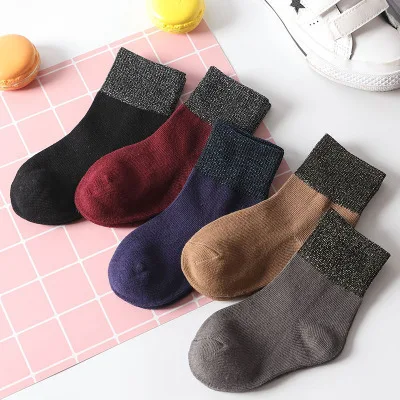 

New 3-12 years old cotton student boys and girls children's baby socks wholesale
