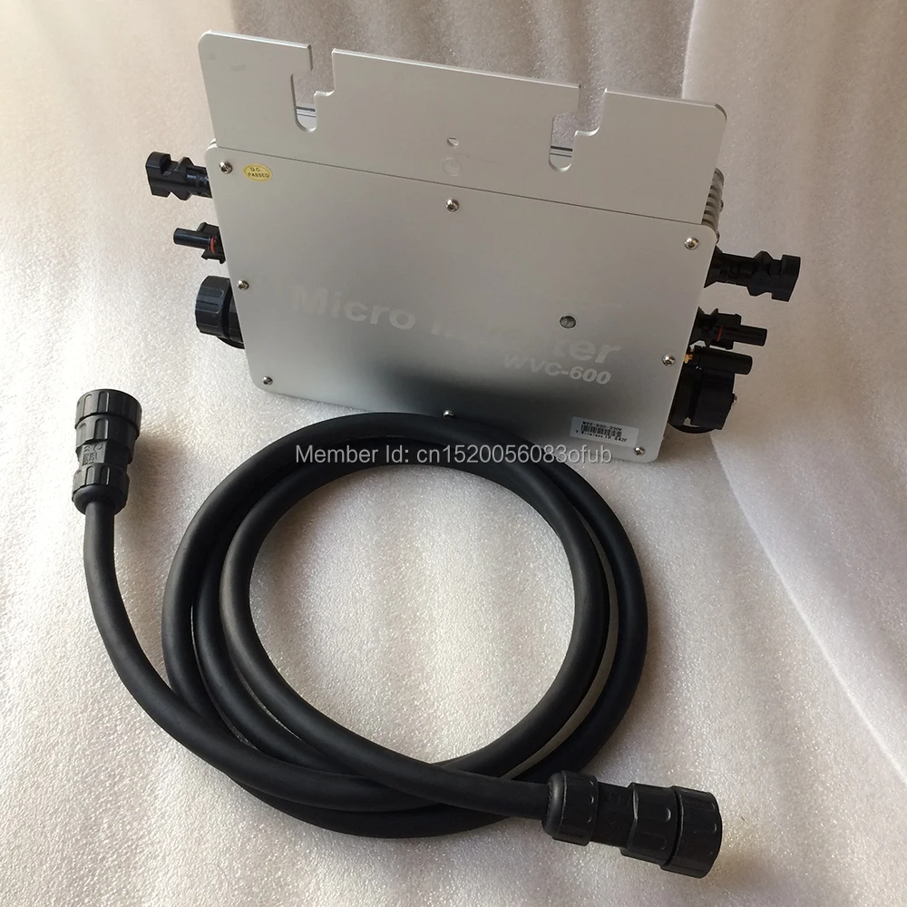 Инвертор Micro 600W солнечный Grid Tie IP65 MPPT чистый синусоидальный выход микро Солнечный