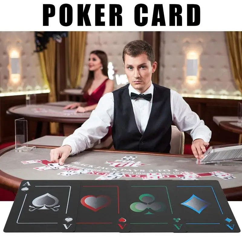 

Quality Waterproof PVC Plastic Playing Cards Set Trend 54pcs Deck Poker Classic Magic Tricks Tool Toy Poker Waterproof Upscale