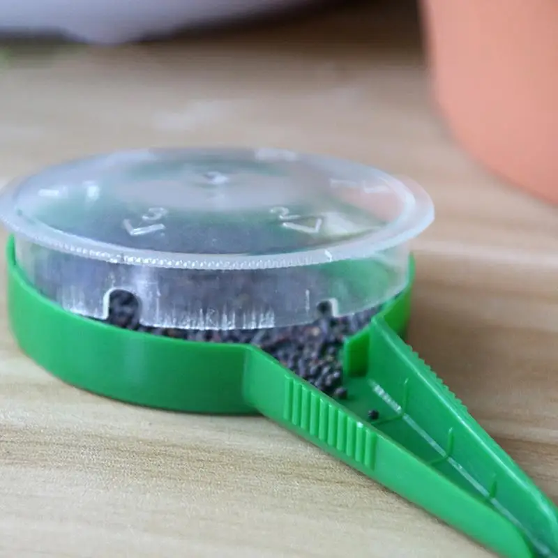 

5 Files Adjustable Seed Dial Disseminator Seeder Seed Sower Adapt To All Sizes Sowing Funnel Type Apparatus Gardening Supplies