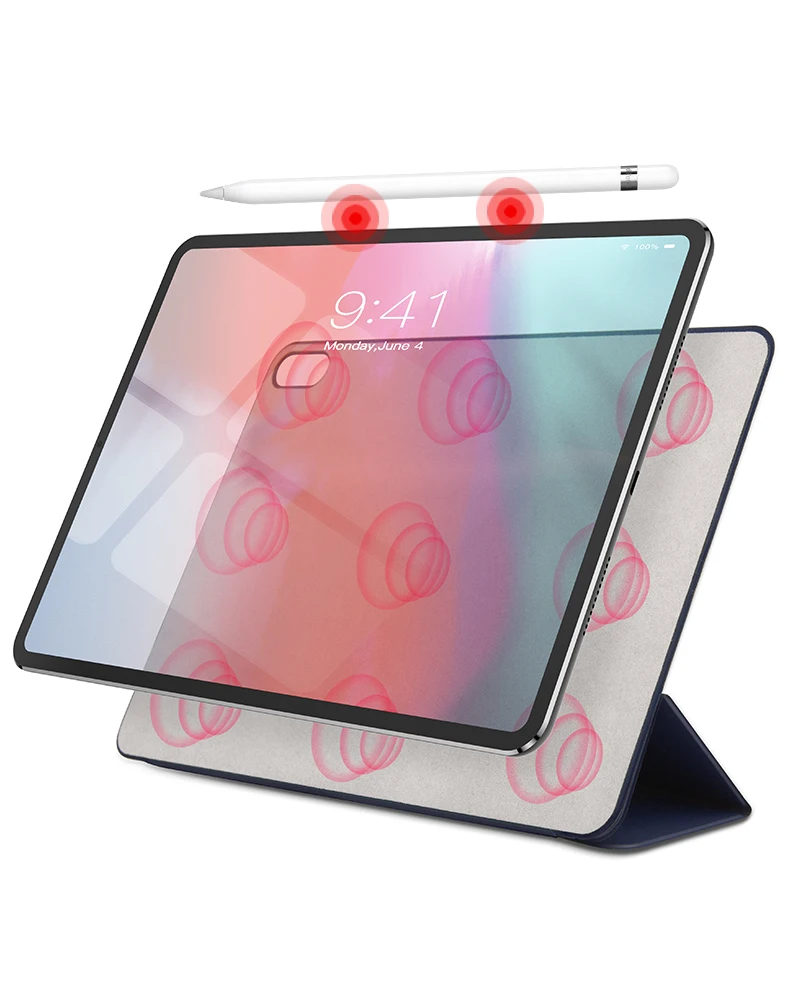 Чехол для iPad Pro 11 2018 Магнитный адсорбционный 12 9 Funda ультра тонкий умный чехол с