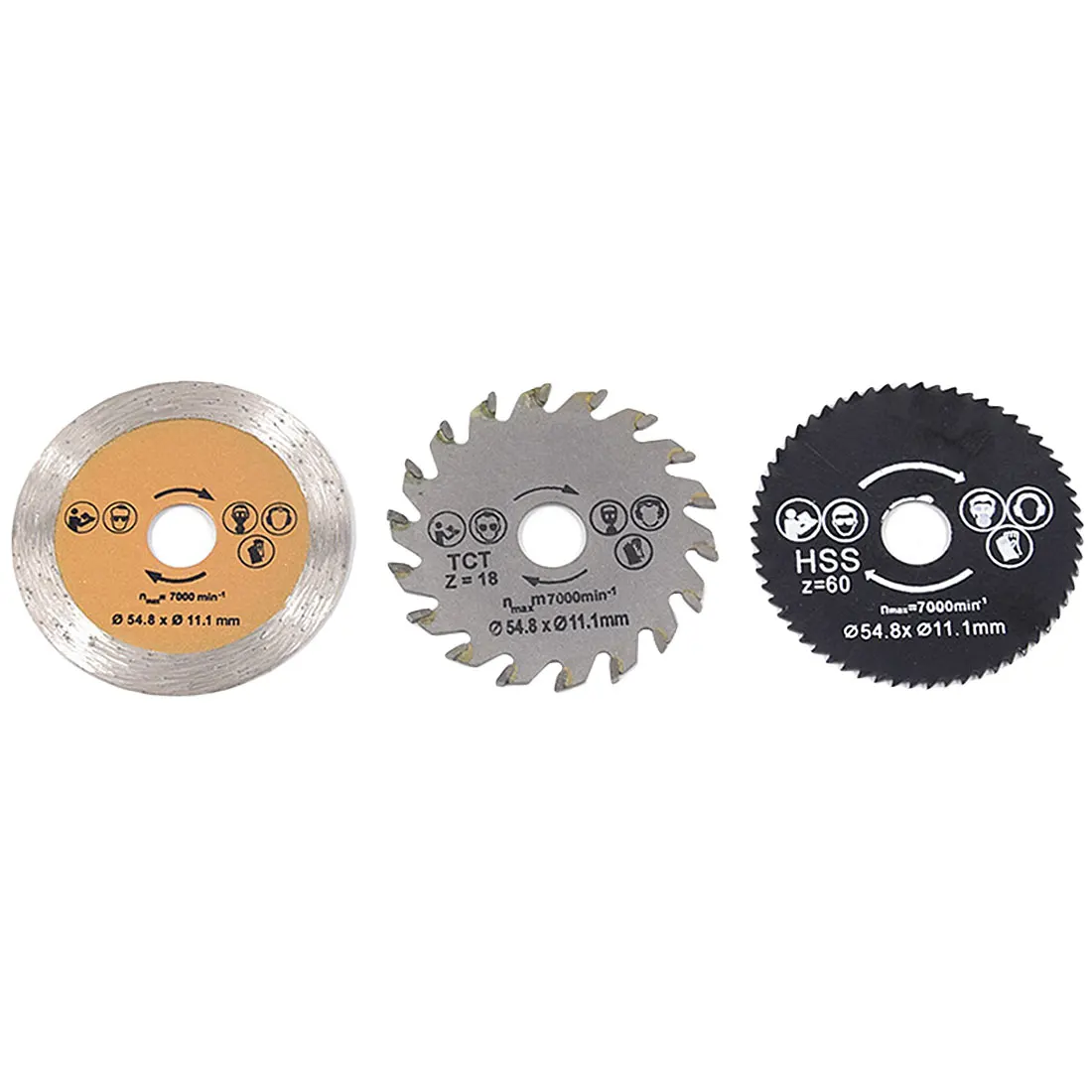 

3pcs Out Diameter 54.8 mm High Quality Mini Circular Saw Blade Wood Cutting Blade