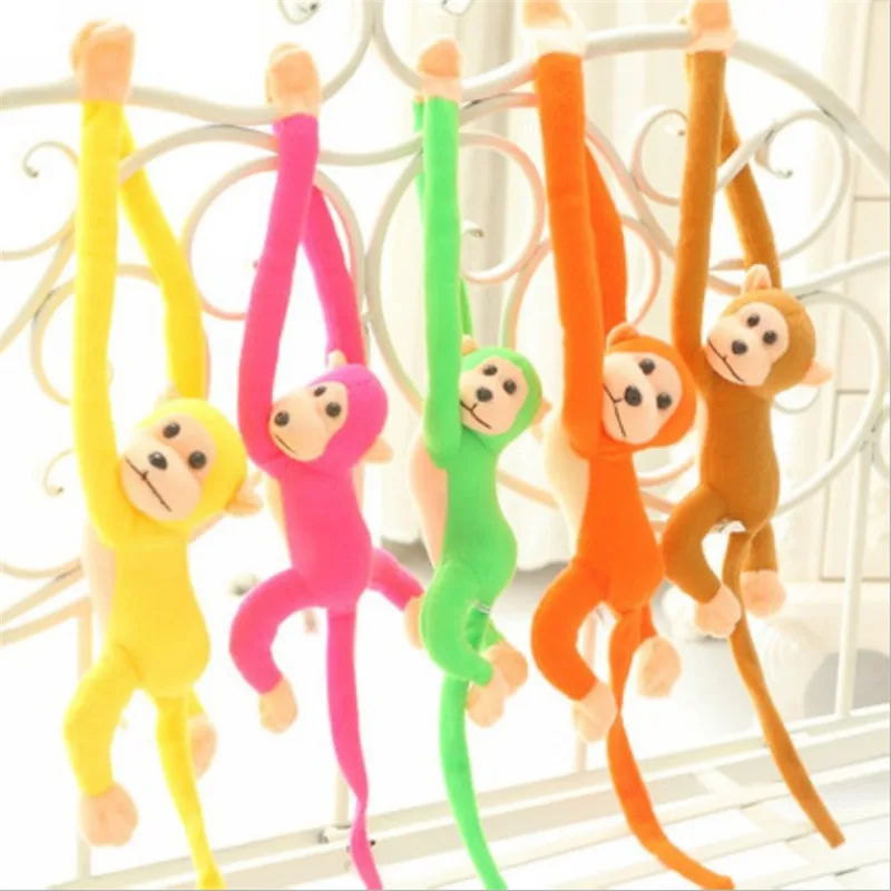1pcs 60cm Long arm Monkey Can Hang Monkey Birthday Gift DIY Party
