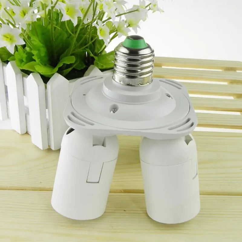 

Bases 4 in 1 Adjustable E27 Base Lamp Socket Splitter Light Bulb Adapter Holder Suitable For Home And Studio Daylight Bulbs