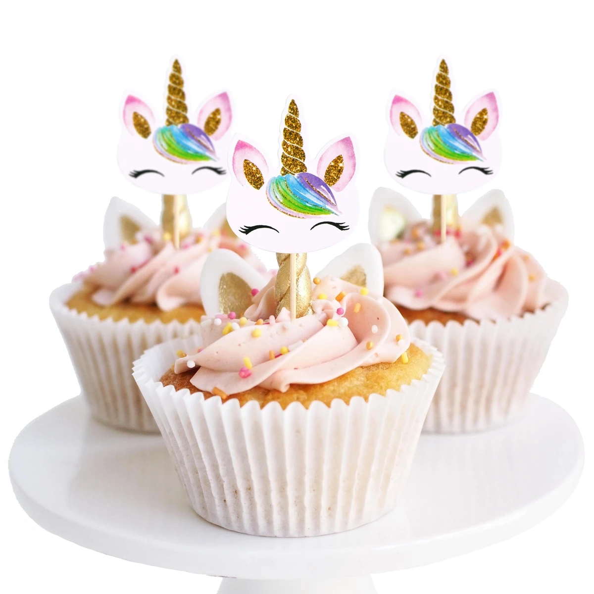 qifu 2463 pcs unicorn cake toppers unicorn decorations horn unicorn