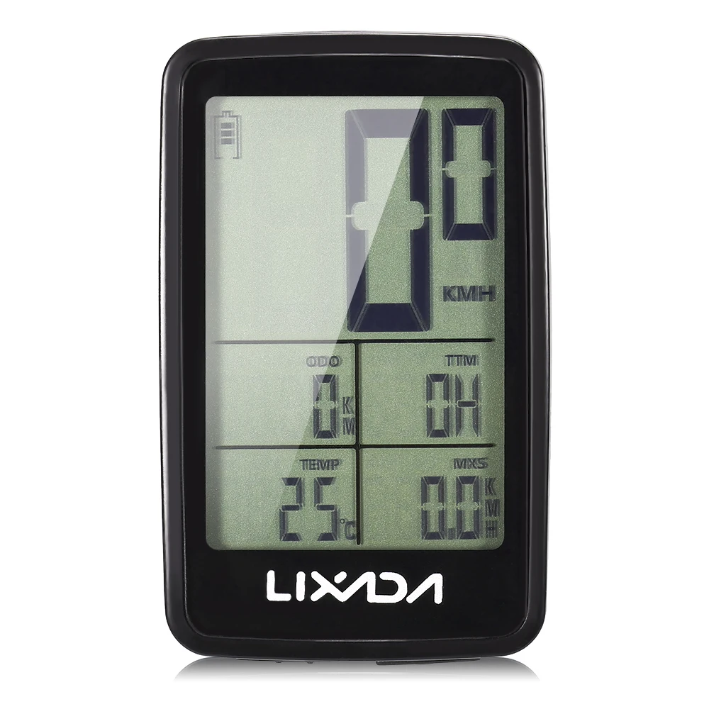 

Lixada USB Bicycle Computer Wireless Bike Cycling Computer Rainproof Speedometer Odometer Cycling Stopwatch