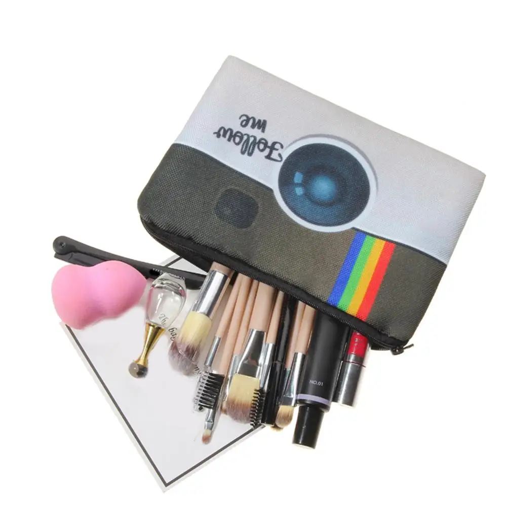 

Fashion 3D Camera Print Pencil Bag Pencil Case Pen Bag Storage Pouch Stationery Travel Cosmetic Bag School Office Supplies