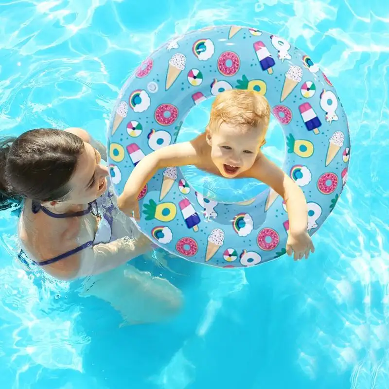 Мультфильм печати надувные взрослых детский спасательный круг поплавок для бассейна надувной круг пляж Дети поплавок лодка