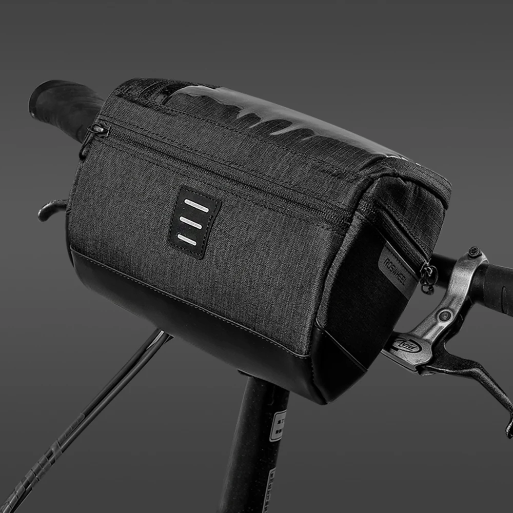 

Bike Handlebar Bag Road Bike Front Frame Bag 6INCH Touchscreen Phone Holder