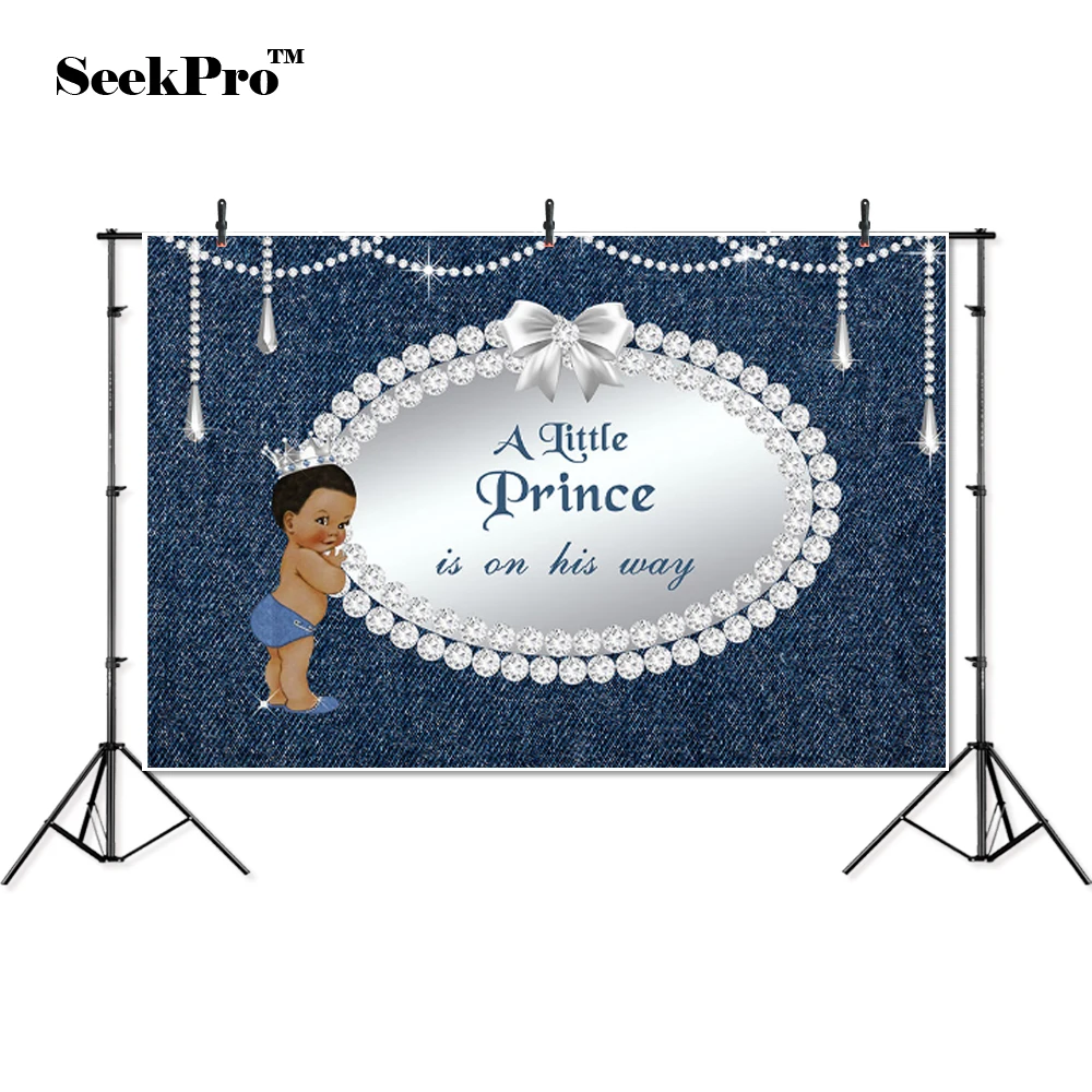 thin vinyl birthday luxury diamond prince children photo Backgrounds Printed Professional indoor Photographic studio Backdrops |