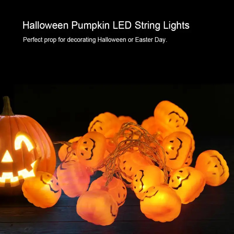 LED String Lights Battery Powered Halloween Pumpkin LED String Lamp for Party pisca pisca Helloween Decoration Fairy Lights LED String Lights Battery Powered Halloween Pumpkin LED String Lamp for Party pisca pisca Helloween Decoration Fairy Lights