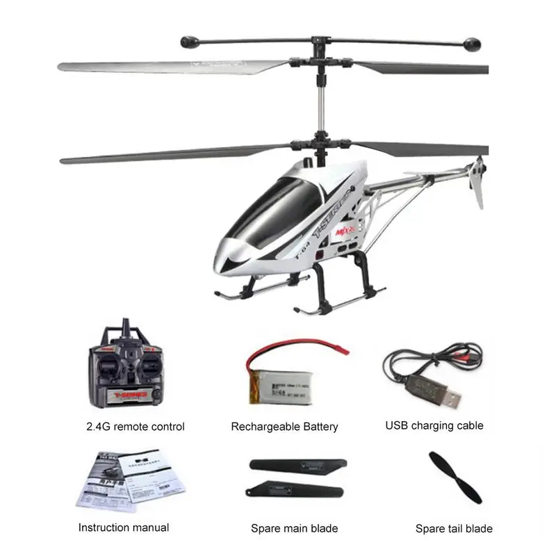 

Meijiaxin T64 Alloy Fall - Resistant Scull Remote Control Aircraft Children's Puzzle Game Flying RC Toy