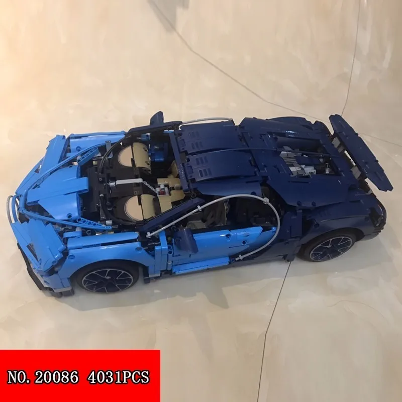 

4031pcs Lepin Compatible Happy High-tech Series 42083 Cloth Strange Loong Increase Sports Car Assembling Building Block 20086