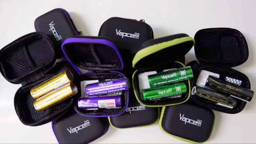 Vapcell 20700 / 21700 20650 чехол на молнии держатель для аккумулятора отделение кабель