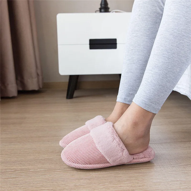XIAOMI One Cloud Cotton Slippers Soft-Velvet Women Indoor Flats Shoes Winter Lady Warm Cotton Slipper Home Bathroom Accessories XIAOMI One Cloud Cotton Slippers Soft-Velvet Women Indoor Flats Shoes Winter Lady Warm Cotton Slipper Home Bathroom Accessories