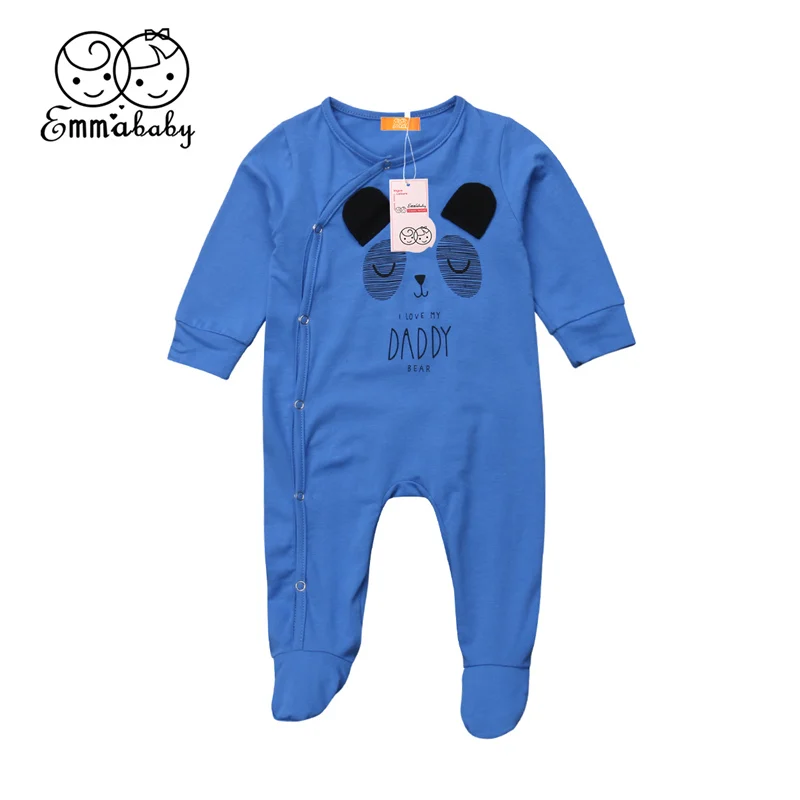 

Baby One-piece Romper Clothes Newborn Infant Kids Babies Boys Girls Long Sleeve Cartoon Printed One Piece Jumpsuit Outfits 0-18M