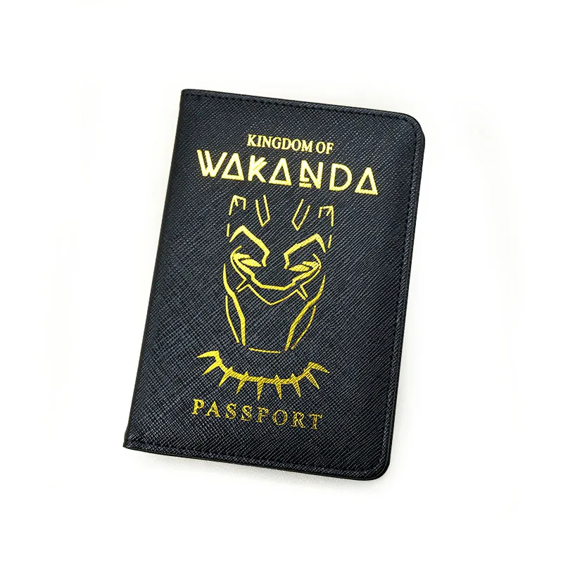 Marvel Wakanda Passport Cover Black Panther Passport Case Passport