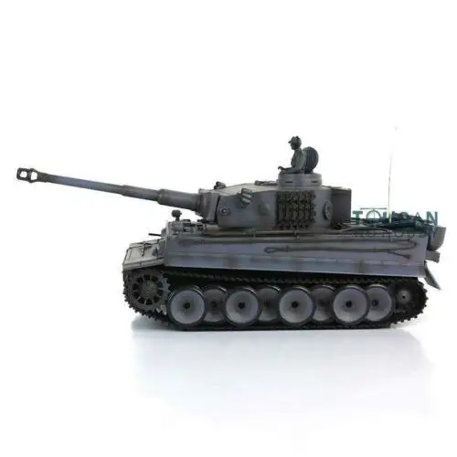 2 4G Henglong 1/16 серый TK 6 0 S поколение инфракрасный боевой Тигр I RTR RC Танк 3818 отдача