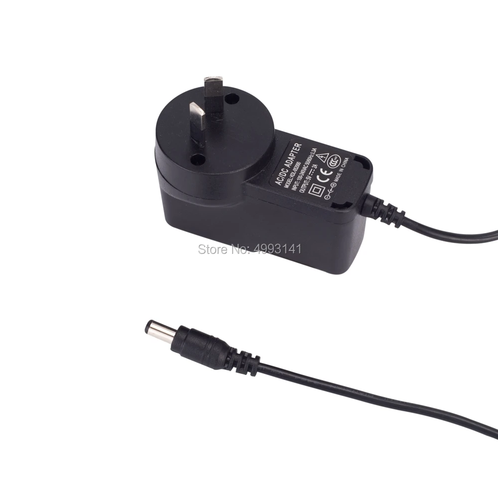 

50PCS High Quality AC100V-240V Converter DC 3V 1A 1000mA AU Plug Power Adapter Supply Tablet Charger Reverse Polarity Negative