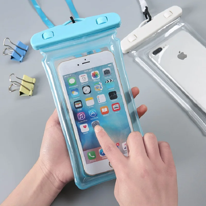

Waterproof Touchscreen Underwater Pouch Dry Bag Case Cover For iPhone Cell Phone