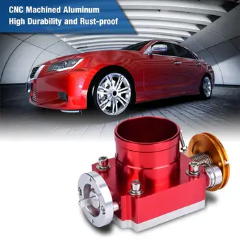 

Throttle Body 65mm CNC Aluminum Universal High Flow Intake Manifold Throttle Body for General mechanical throttle NEW