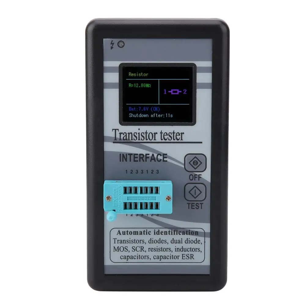 M328 Transistor Tester Multi functional LCD Display Digital Diode