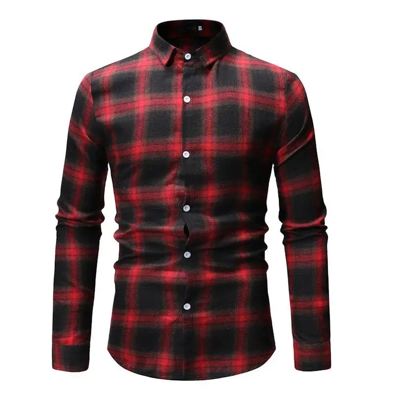 

Long Shirt Male Dress Hawaiian Blouse Men Casual Hawaiian Shirt Men's Clothing Slim fit Camisa masculina White Red