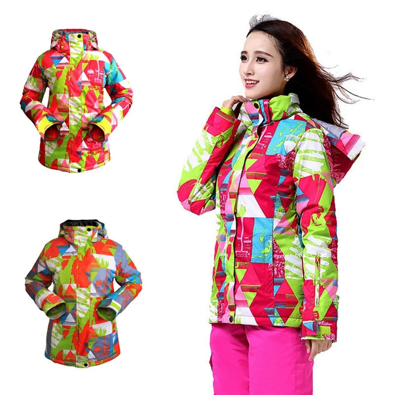 

2018 New Women Ski Suit Winter Snowboard Jacket Women Warm Windproof Waterproof Snow Ski Jacket Snowboarding Jacket Sportswear