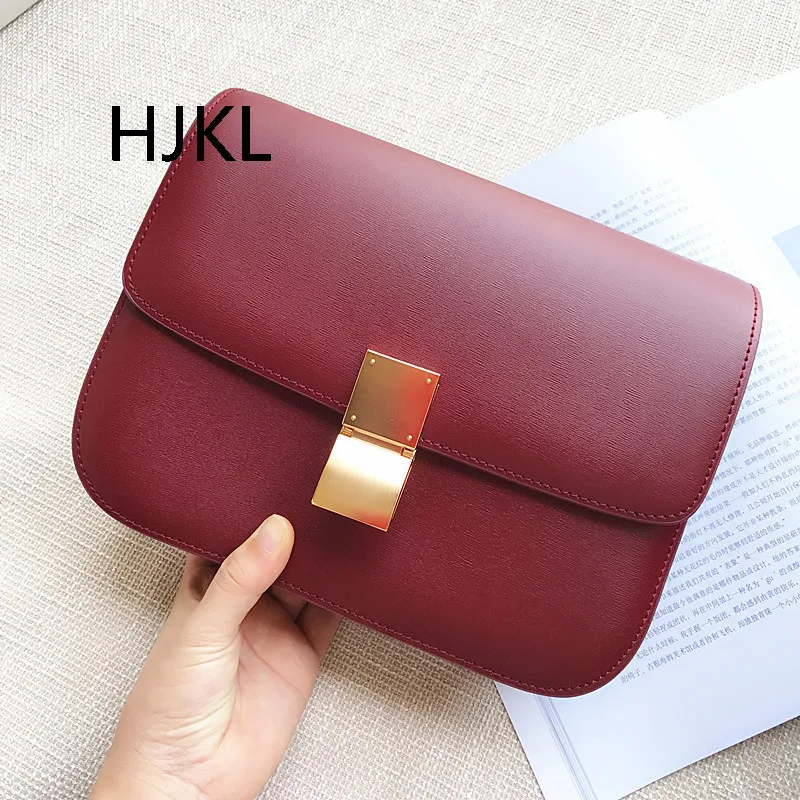 

2018 LEATHER WOMEN'S SINGLE SHOULDER CLUTCH BAG FASHION KOREAN STYLE BRAND COWHIDE HANDBAG BAG TIDE WALLET PURSE WOMEN HAND BAG