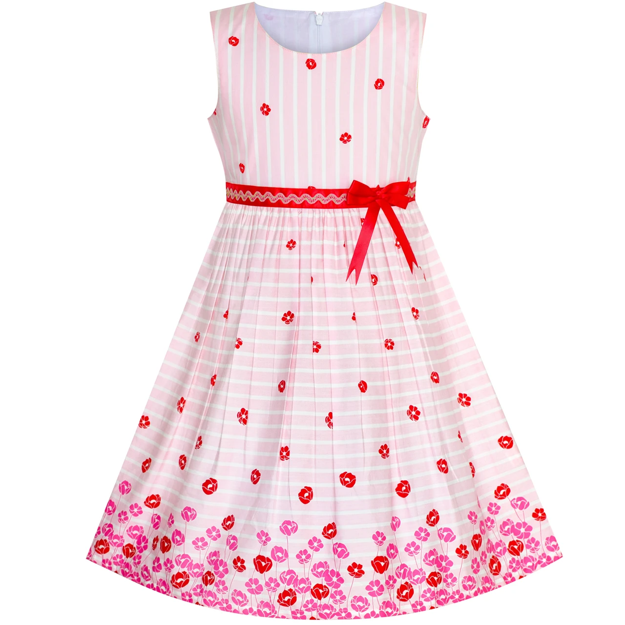 pink sundress wedding