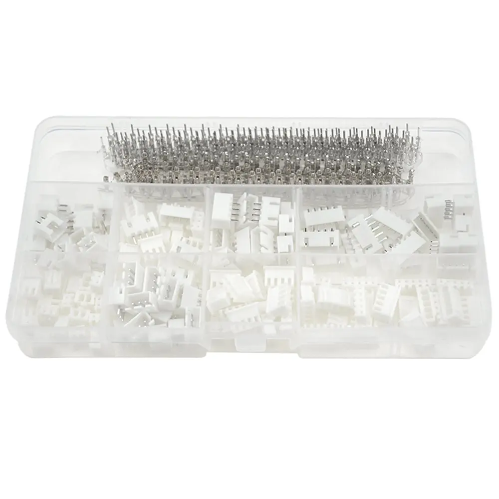 

560Pcs Pin Housing And Male / Female Pin Head Connector Adapter Plug Set( 2.54Mm Jst-Xhp2/3/4/5 )