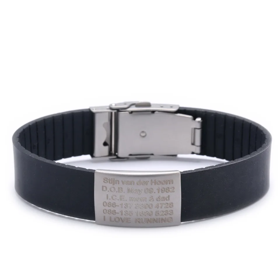 baby boy id bracelets engraved