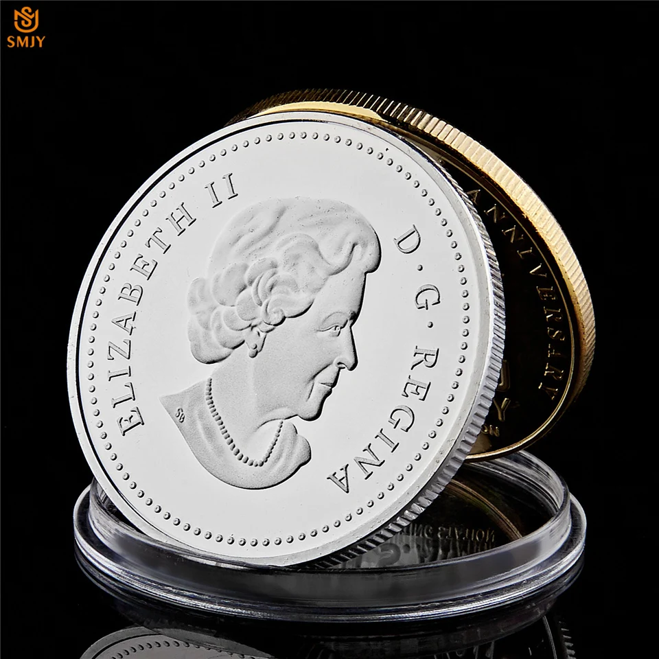

Italian Catholic Pope St. John Paul II British Elizabeth II Silver Plated Metal Collectible Coin W/ Capsule Display
