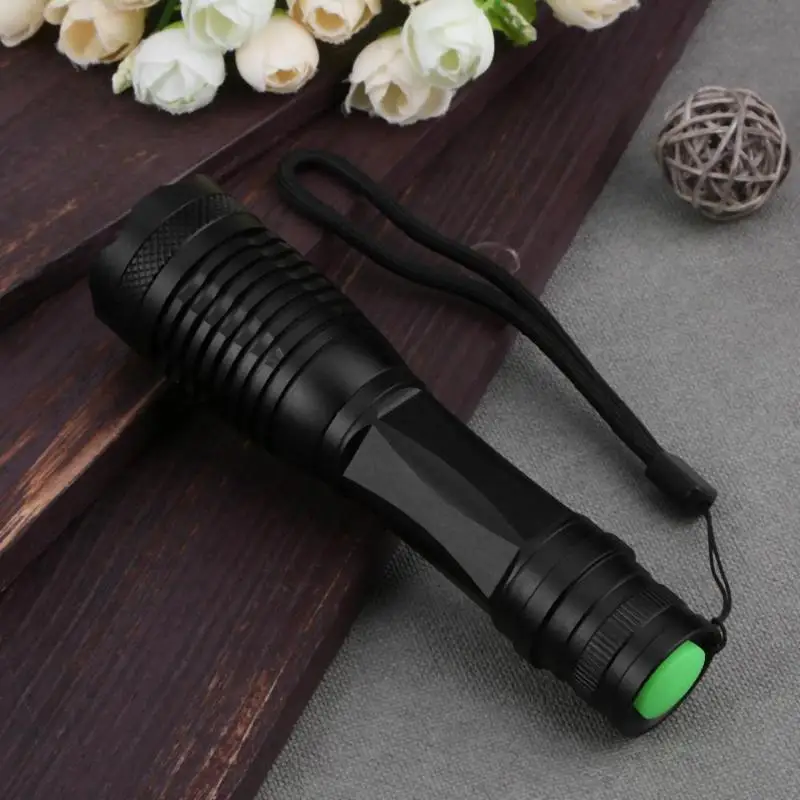 

5 Mode XML-T6 1000LM Outdoor Metal LED Torch Zoomable Flashlight Camping