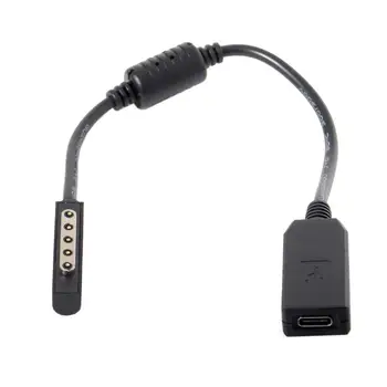 

Type C USB-C USB 3.1 Female DC 12V to Surface Pro1 Pro2 Charge Cable Adapter