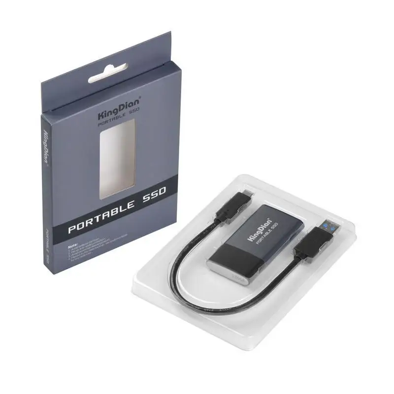 

Solid State Drive Type-c To USB 3.0 250/500GB Mobile HD Fast External Computer Mobile Hard Drive