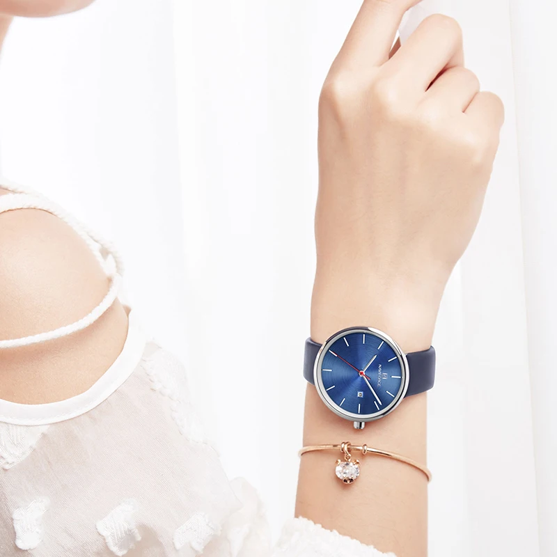 

2019 Top Luxury Brand NAVIFORCE Women's Watches Fashion Ladies Watch Dress Simple Clock Leather Quartz Watch Relogio Feminino