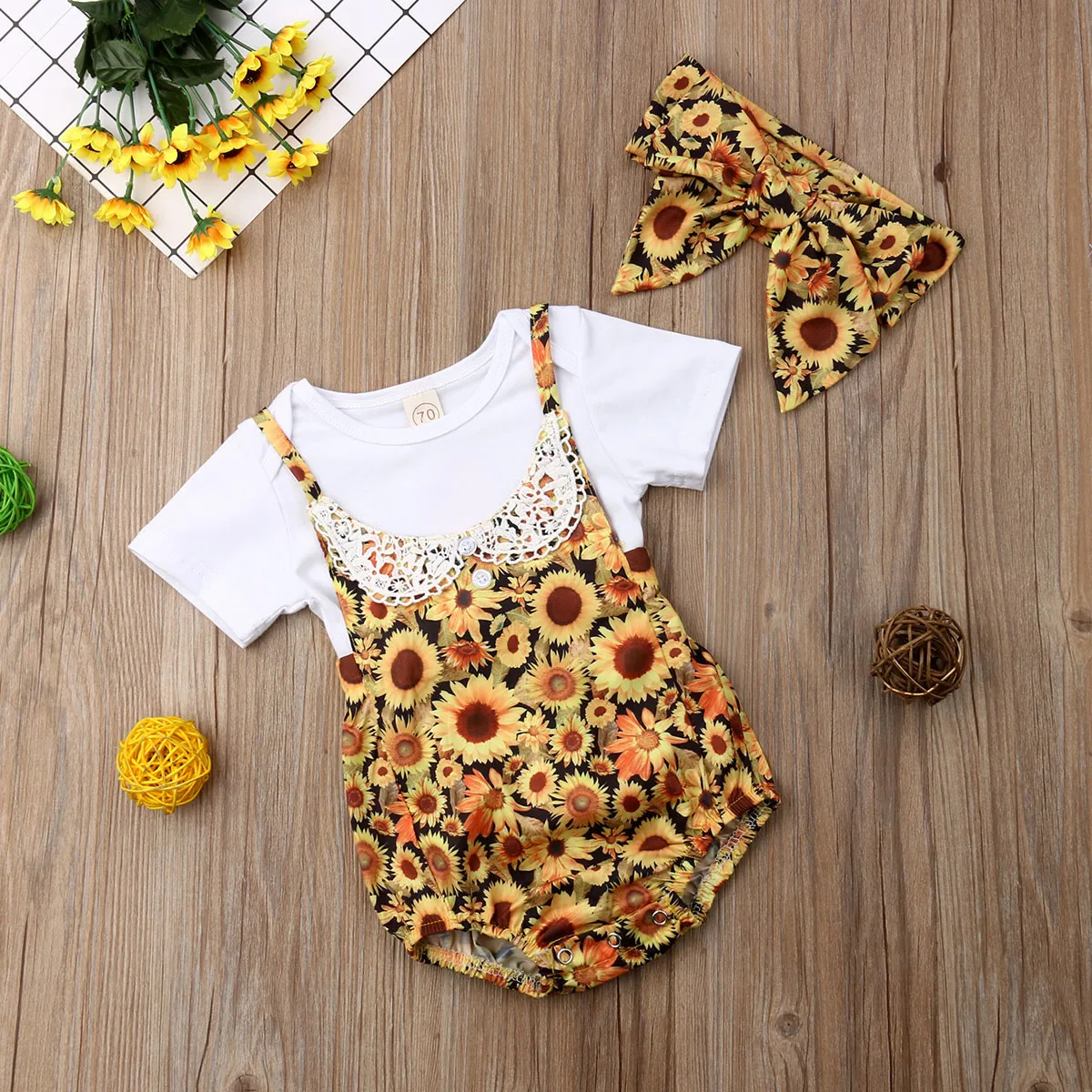 0-2Years,SO-buts Summer Infant Baby Girls Half Sleeve Floral Print Clothes Tops Jumpsuit Romper