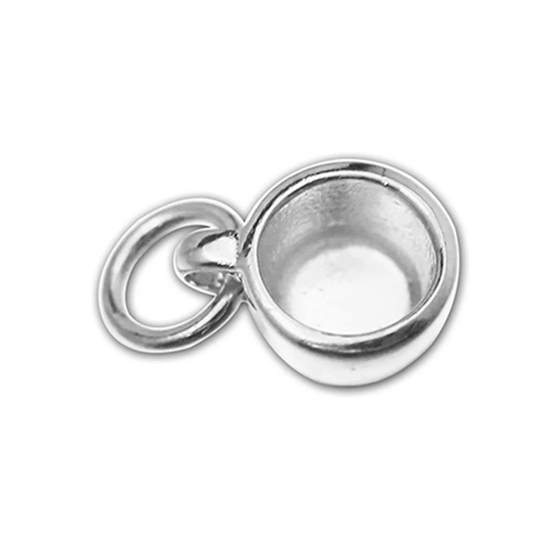 

Beadsnice ID29931smt17 Sterling Silver Cup Charm Jewelry Supplies Pendatn Charm Necklace Accessories