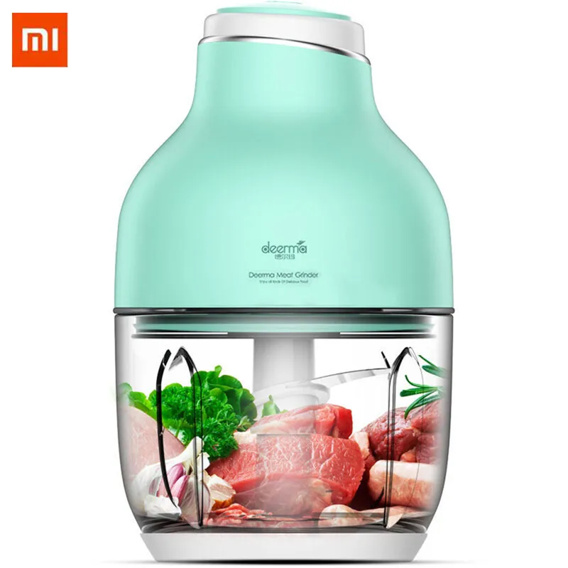 Xiaomi Deerma Dem jr05 Мясорубка из нержавеющей стали Электрический измельчитель