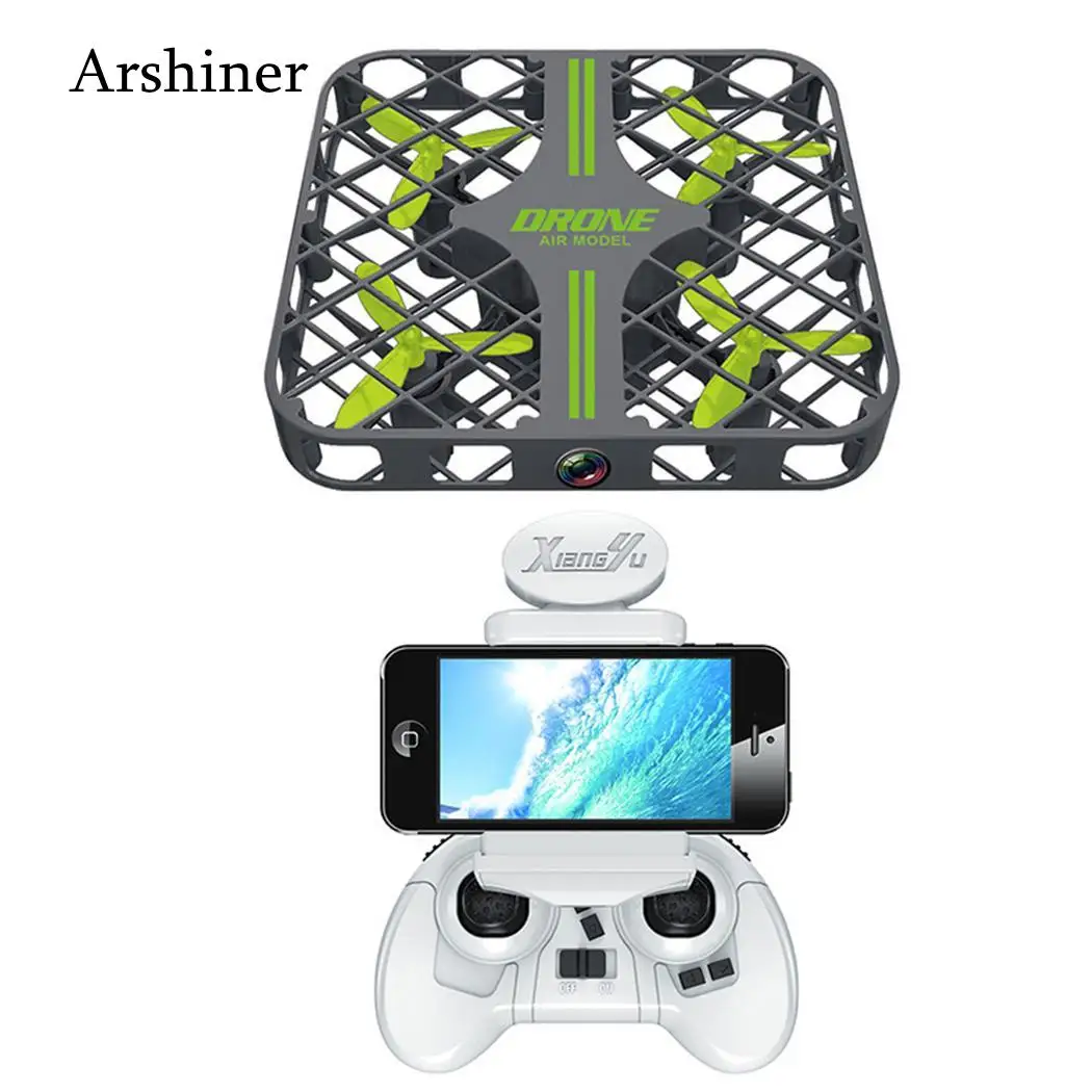 

RC Helicopter Drone Aircraft Remote Control Four-Axis Aircraft Intelligent 3D Roll Function 2.4G WIFI HD 30W Camera Electric Toy