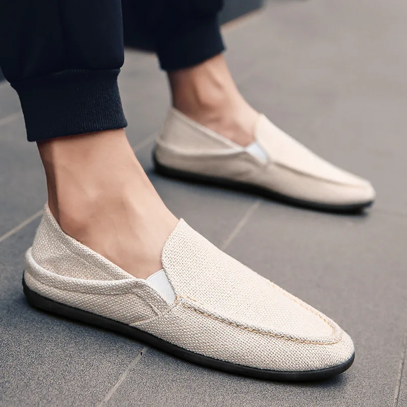 Classics Solid Casual Loafers Shoes for Men Fashion Leisure Flat Slip On Spring Autumm Soft Driving | Обувь