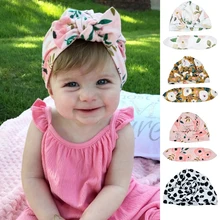 Для мальчиков и девочек, одежда для маленьких детей с бантом однотонная Цвет Эластичный Тюрбан пляжная шляпа для волос головы, шапочка, детская одежда для маленьких девочек спортивный головной убор ворс Кепки