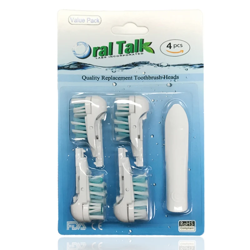 20 шт. насадки для электрической зубной щетки Замена Oral B двойная очистка полная