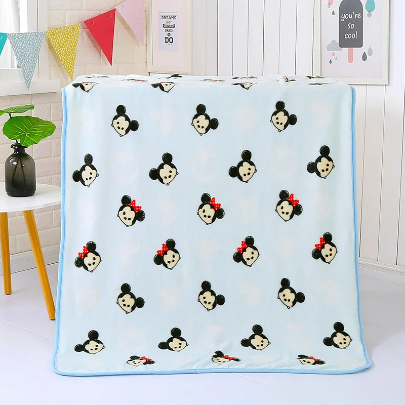 Disney Minnie Mic детское одеяло с узором осень зима 100*140 см облаками|Одеяла и пеленки| |