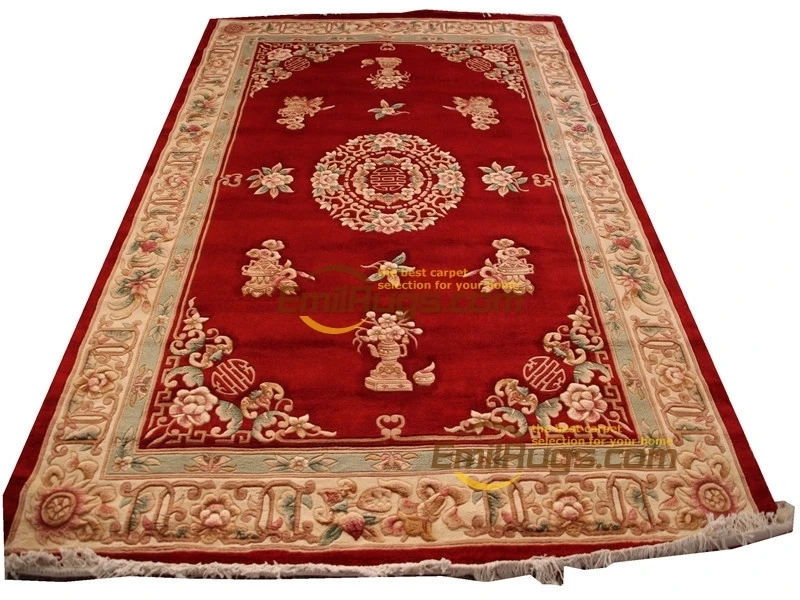 

Antique Spanish Savonnerie Rug Heavyweight Home Carpets For Living Room Animal Pattern R-19-202 6.56x9.84