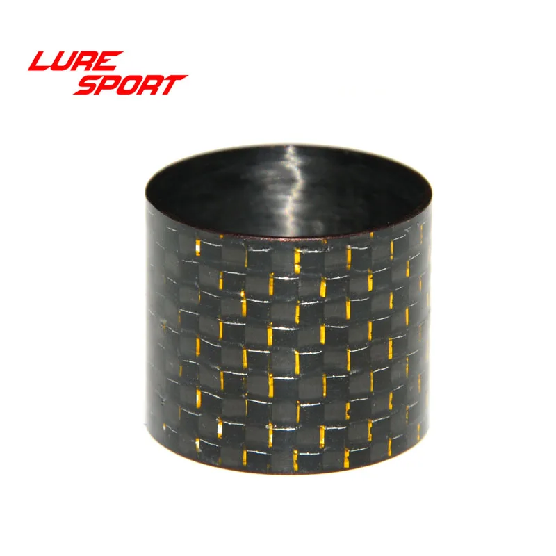 LURESPORT 4 комплекта алюминиевое кольцо и колпачок из углеродной трубы 17 # FUJI катушка