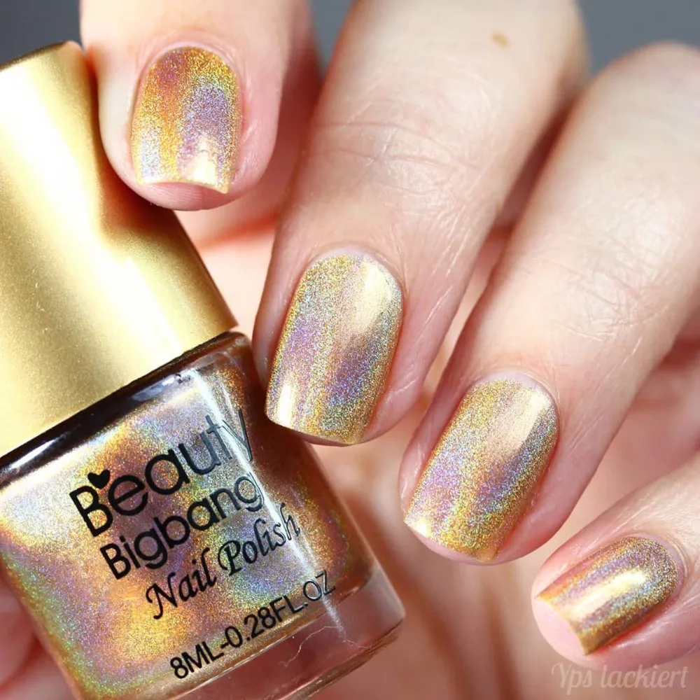 

BeautyBigBang 6 bottles Holographic Nail Polish NEW Arrival 2018 Colorful Holo nailpolish nail varnish Glitter Nail Polish Set