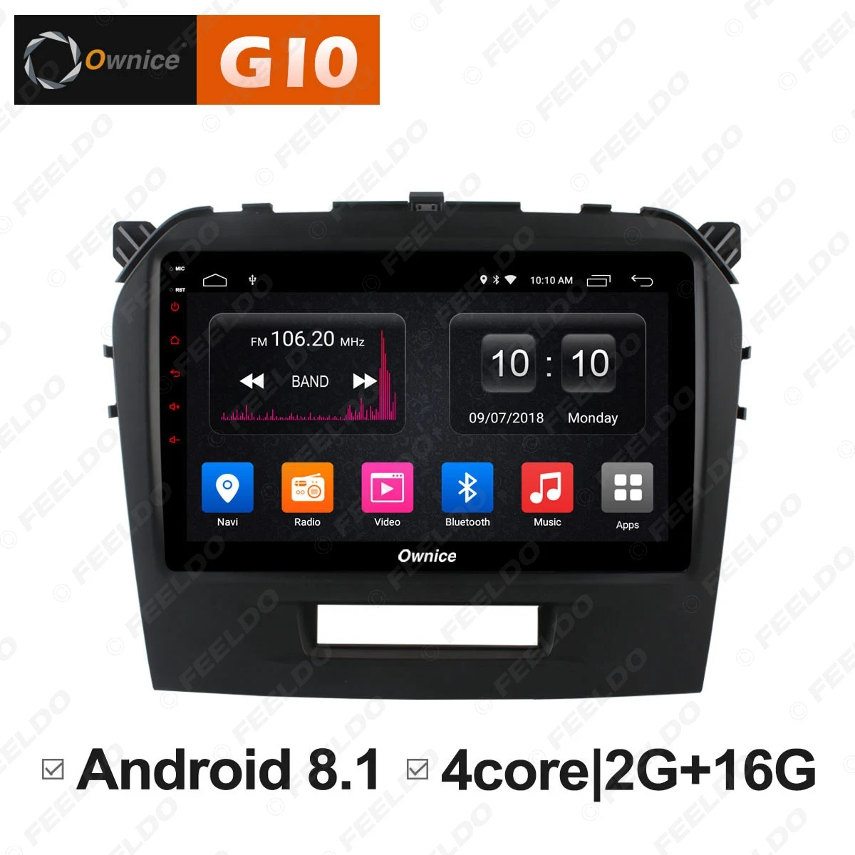 Clearance LEEWA 9 " 2.5D Nano IPS Screen Android 8.1 Octa Core/DDR3 2G/32G/4G LTE Car Media Player For Suzuki Vitara 2015-2016(Vitara 2) 2